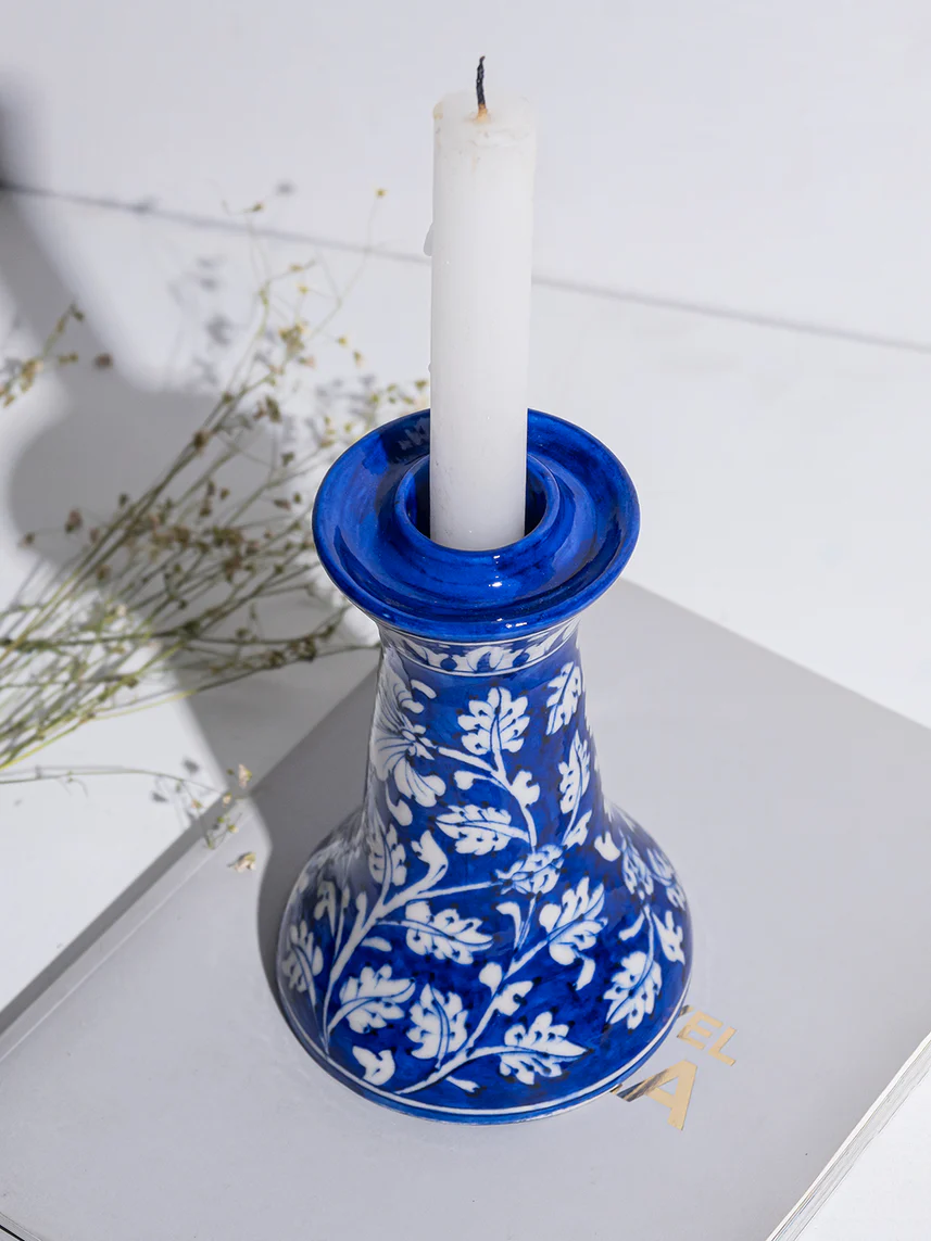 Blue pottery