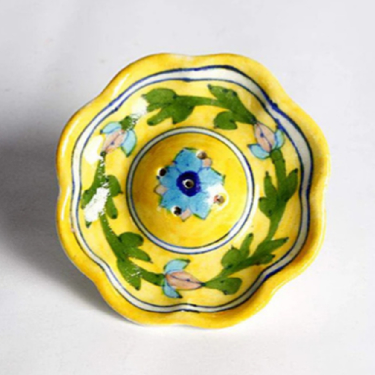 Blue Pottery Agarbatti Stand