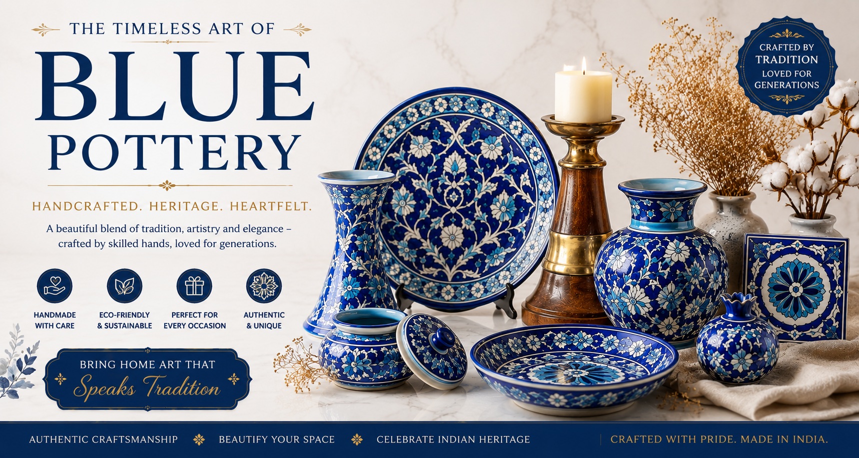 Blue Pottery